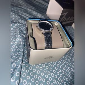 Fossil Black and Silver Watch
